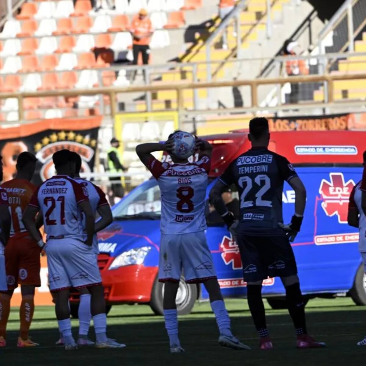 “Se encuentra estable dentro de su gravedad”: hincha de Cobreloa es internado tras caer desde la galería