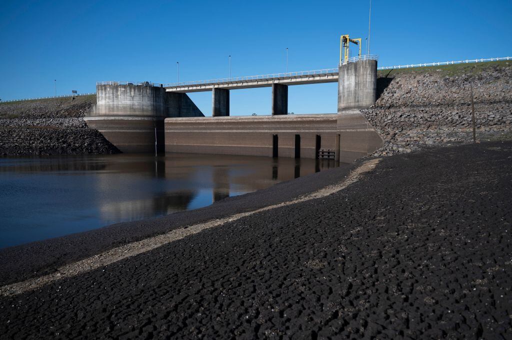 La reserva Paso Severino se queda sin agua en Uruguay