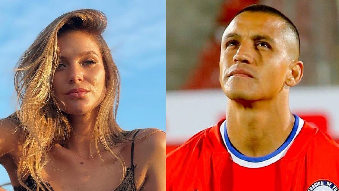 Mayte Rodríguez y Alexis Sánchez