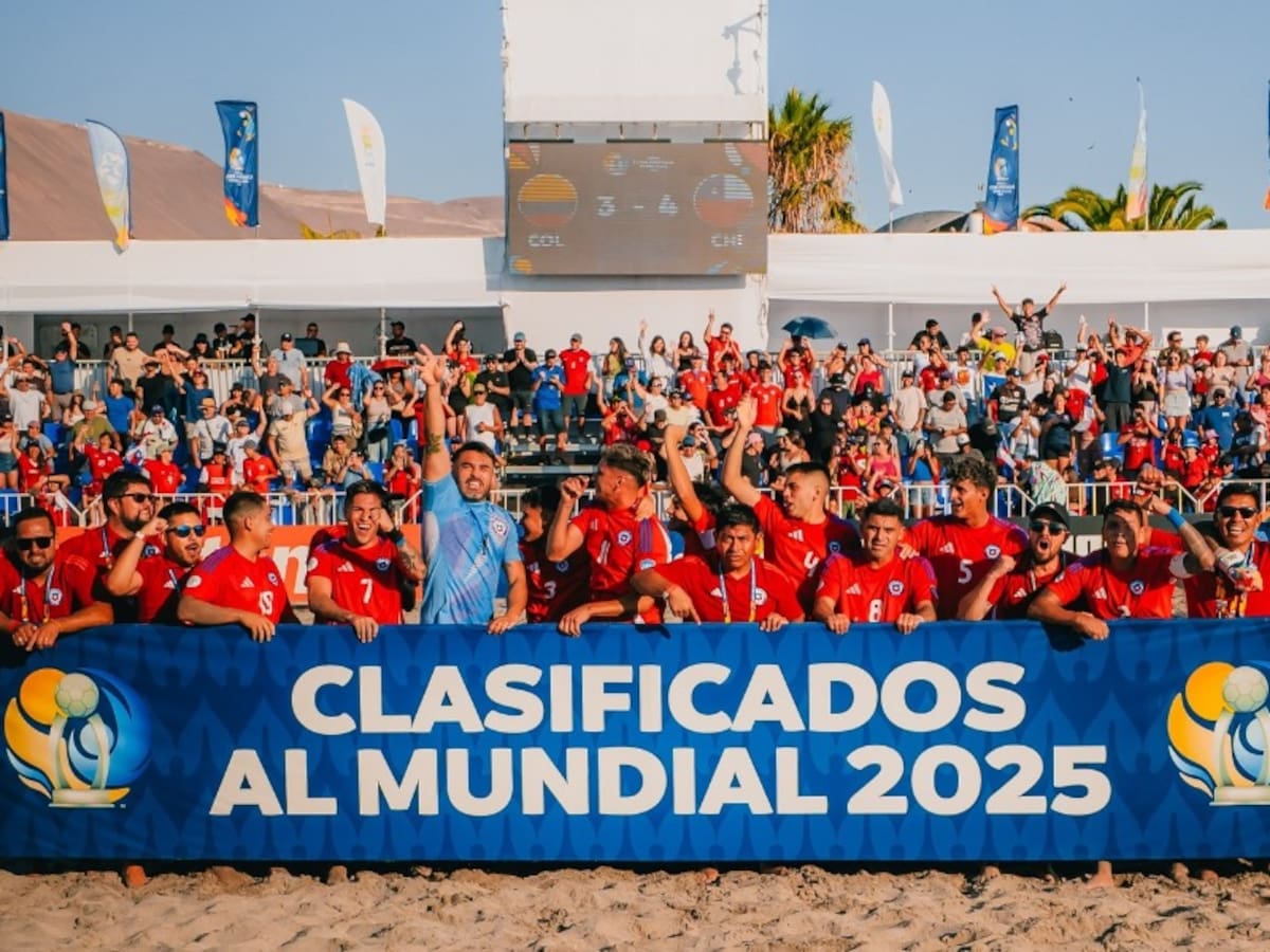La Roja hace historia en Iquique y clasifica al Mundial de Fútbol Playa por primera vez
