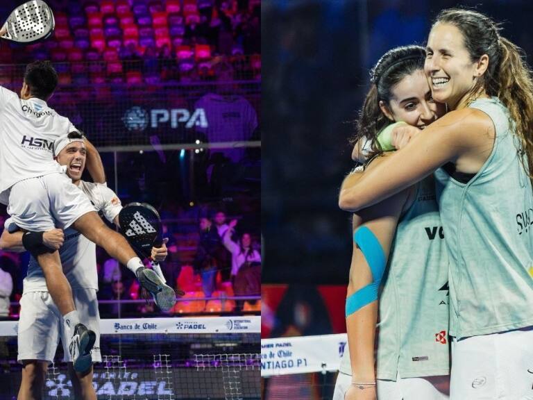 Con sorpresas en las mujeres y los favoritos en los varones: este lunes se disputará la final del Santiago Premier Padel
