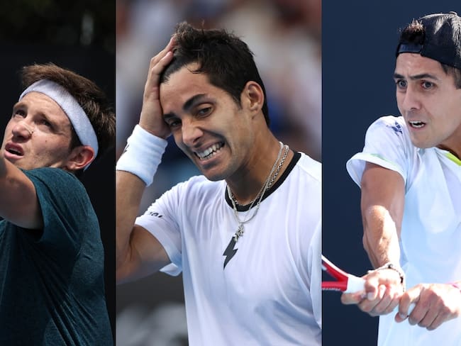 Los negativos registros para el tenis chileno tras las eliminaciones de Jarry, Garin y Tabilo en el Abierto de Australia
