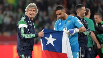 Manuel Pellegrini valoró la nominación de Claudio Bravo a La Roja y destacó su liderazgo