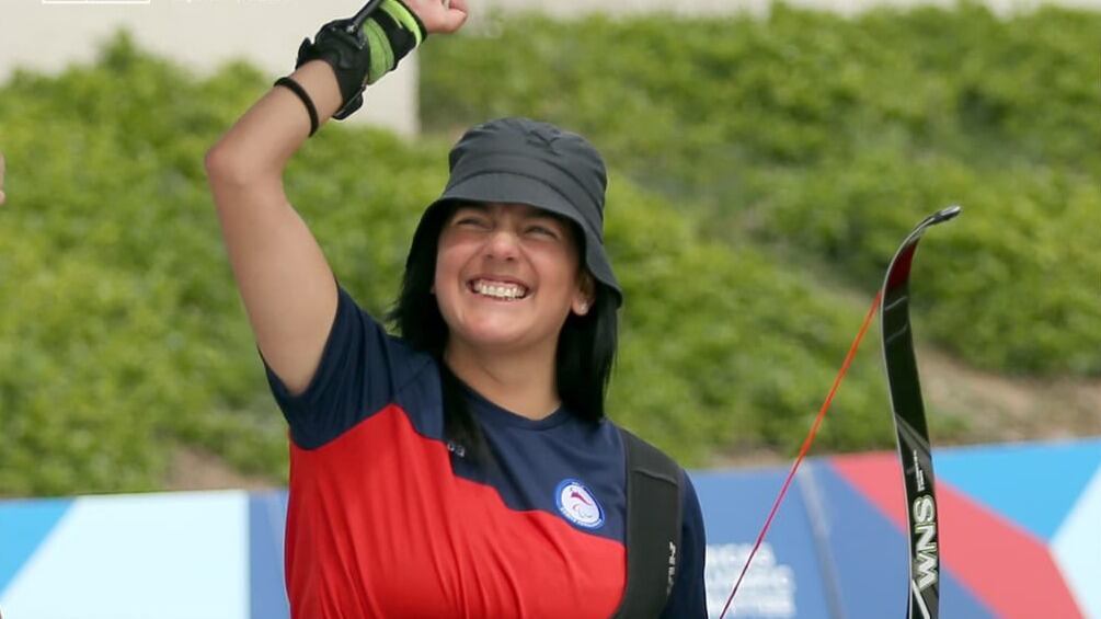 Mariela López consigue medalla de plata para Chile en el para tiro con arco de Santiago 2023