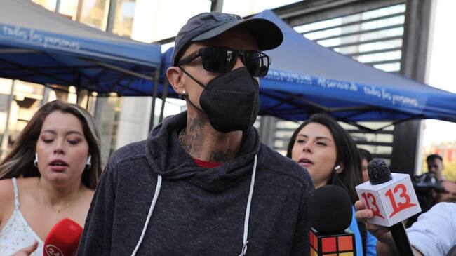 Rojas Vade llegó al Centro de Justicia. / Agencia Uno.