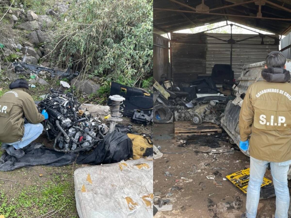 Carabineros desarticula banda criminal dedicada al robo de vehículos en San Bernardo