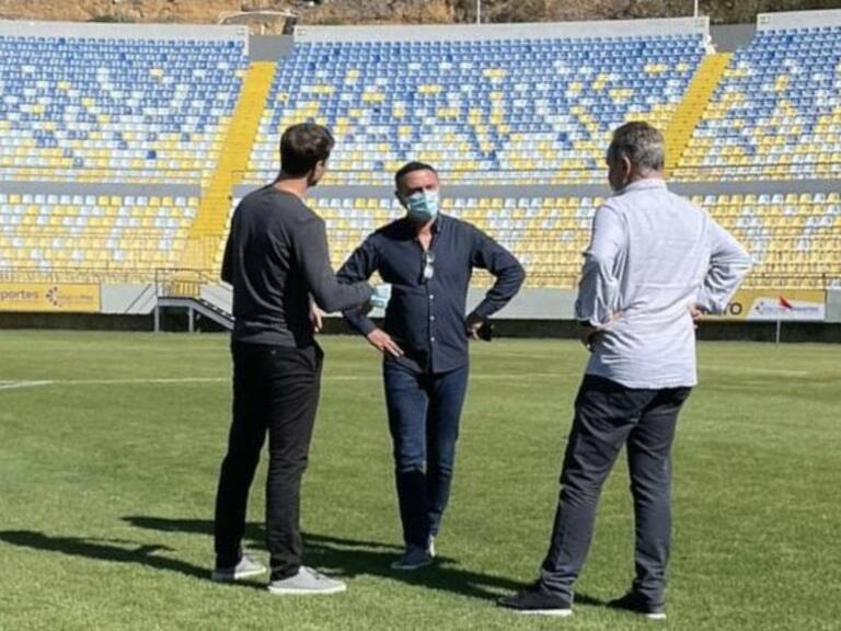 Martín Lasarte visitó Estadio Sausalito como opción para Chile vs Uruguay