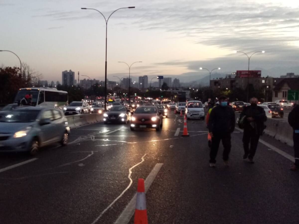 Habilitan dos pistas en la Ruta 5, a la altura de Isabel Riquelme, tras choque múltiple