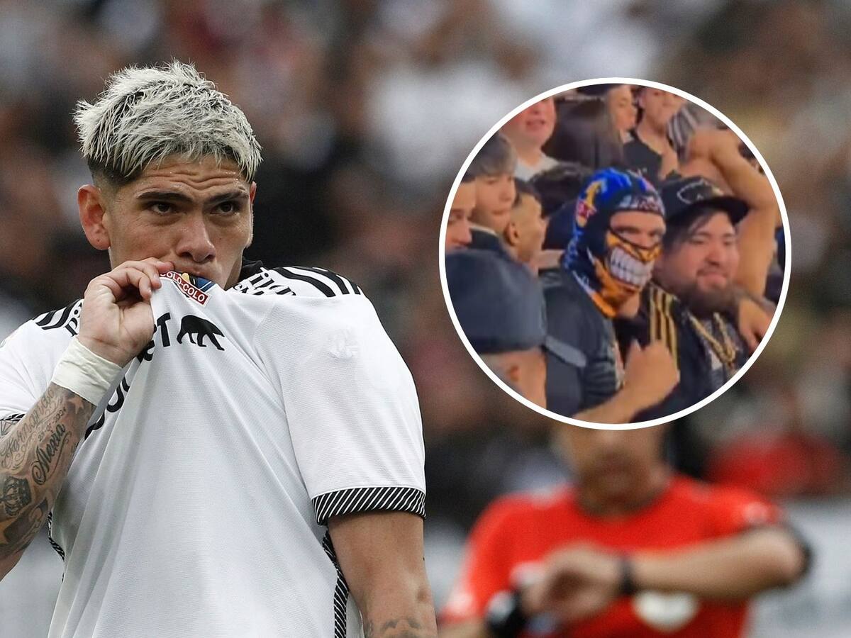 Como un hincha más: captan a Carlos Palacios en la barra de Colo Colo en triunfo sobre Everton