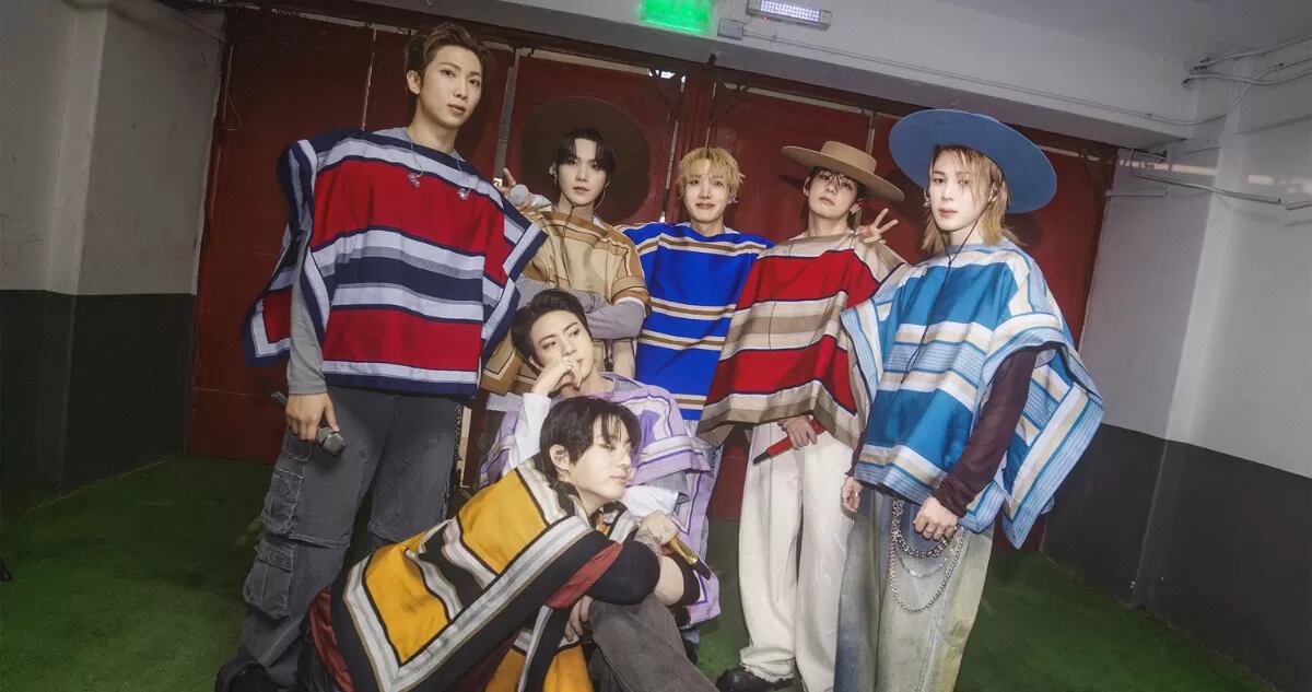 BTS sorprendió en Chile con tradicionales mantas de huaso: así eligieron las prendas que lucieron en el Estadio Nacional