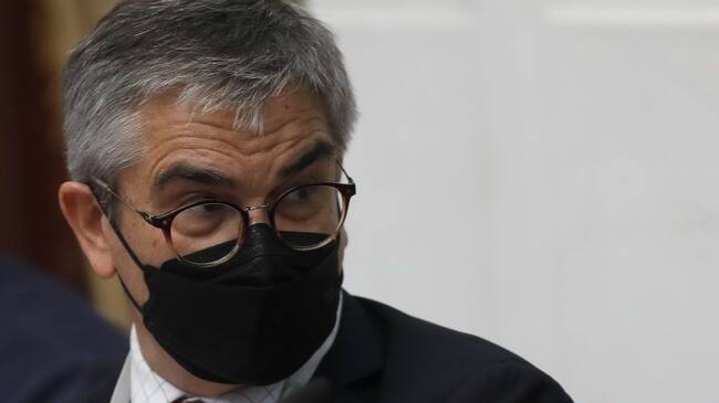 09 de Noviembre de 2021 /SANTIAGOEl Presidente del Banco Central,Mario Marcel, durante la Comisión sobre Sistemas de
Justicia que se llevo acabo en el Ex Congreso de Santiago.
FOTO CRISTOBAL ESCOBAR /AGENCIAUNO