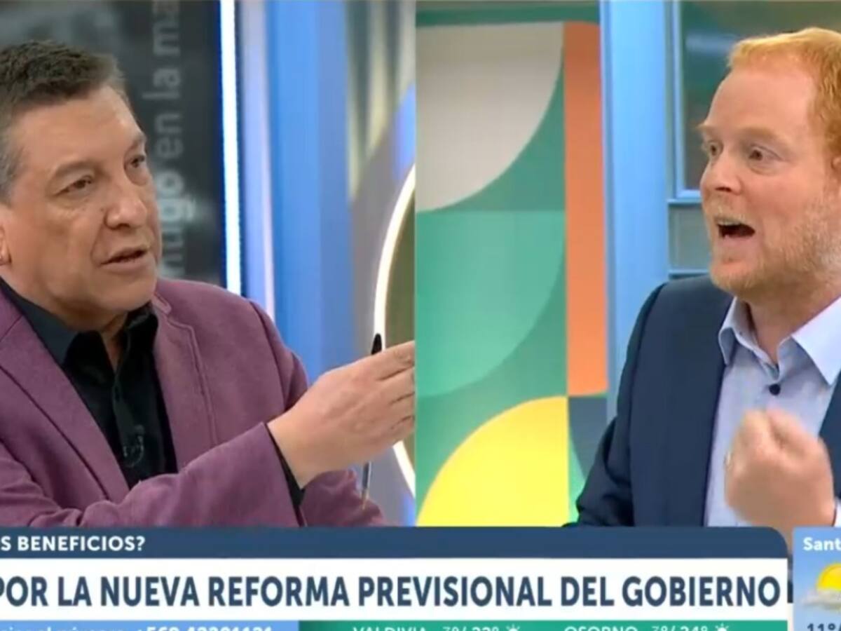 «Hay que ser patriota de verdad»: La tensa discusión entre Julio César Rodríguez y Rojo Edwards por reforma de pensiones