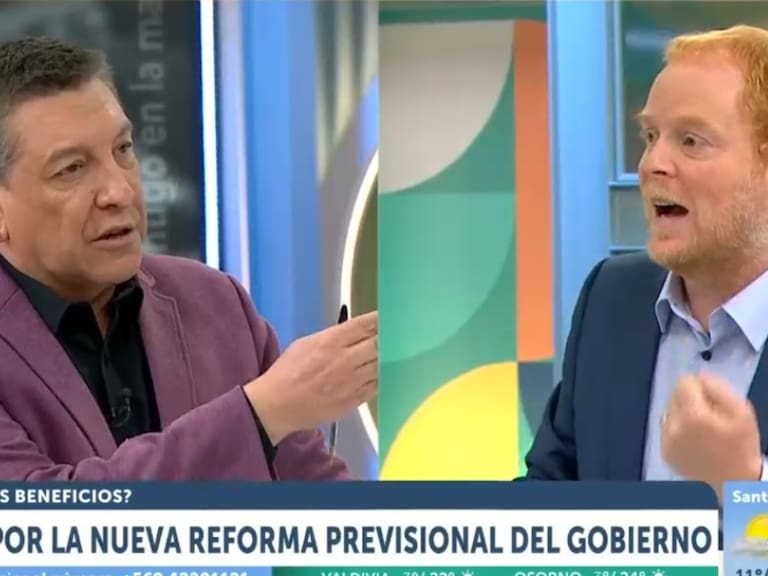 «Hay que ser patriota de verdad»: La tensa discusión entre Julio César Rodríguez y Rojo Edwards por reforma de pensiones