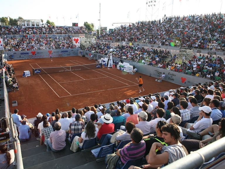 Así quedó el Court Central de San Carlos de Apoquindo para acoger el ATP 250 de Santiago