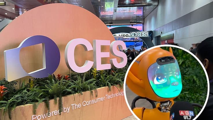 Tecnología futurista en CES 2025: pantallas flexibles, robots humanoides y hasta un auto con mini-helicóptero