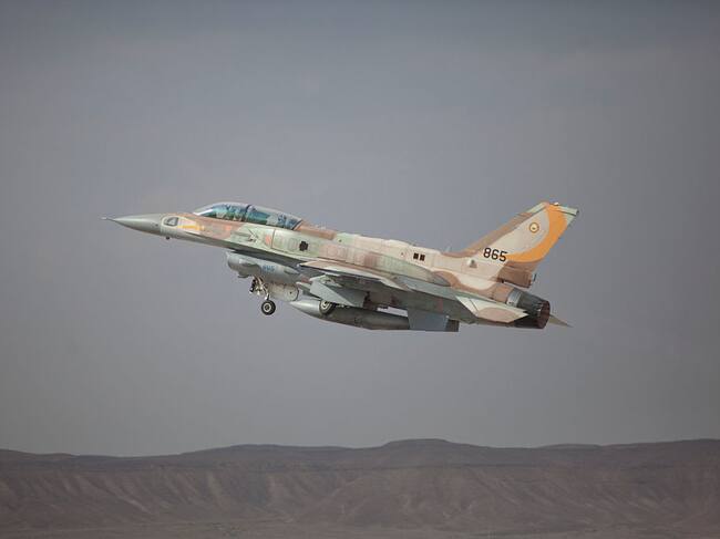F16 de la Fuerza Aérea de Israel