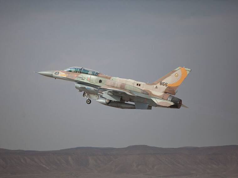 F16 de la Fuerza Aérea de Israel