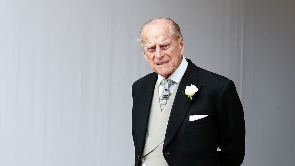 WINDSOR, ENGLAND - OCTOBER 12:  Prince Philip, Duke of Edinburgh attends the wedding of Princess Eugenie of York to Jack Brooksbank at St. George's Chapel on October 12, 2018 in Windsor, England.  (Photo by Alastair Grant - WPA Pool/Getty Images)