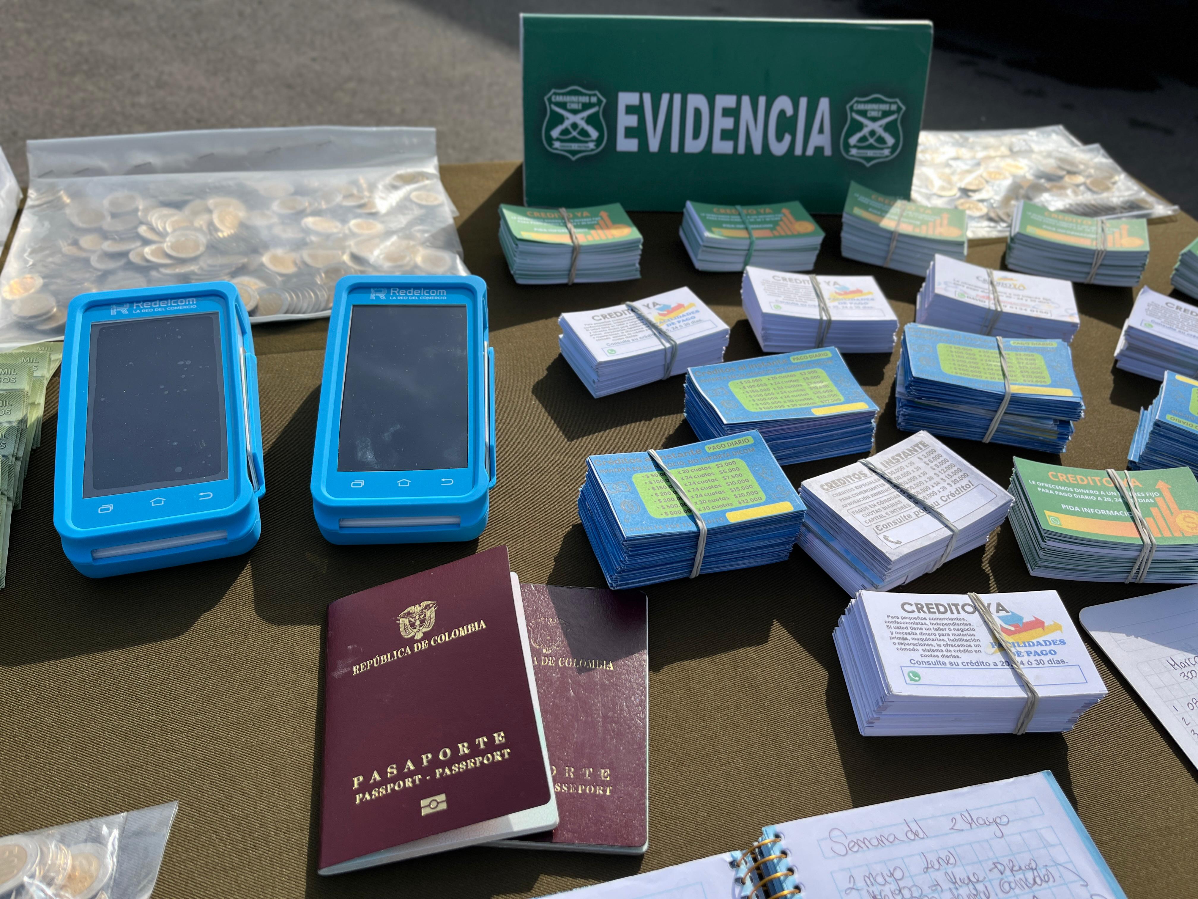 Red de prestamistas ilegales en cinco regiones