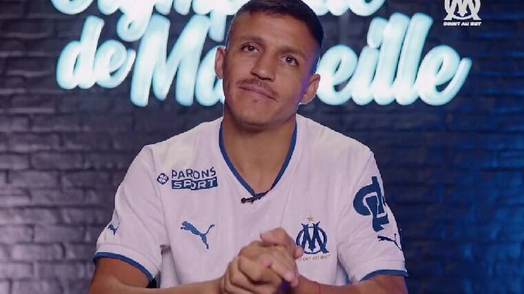 Alexis Sánchez con el marsella