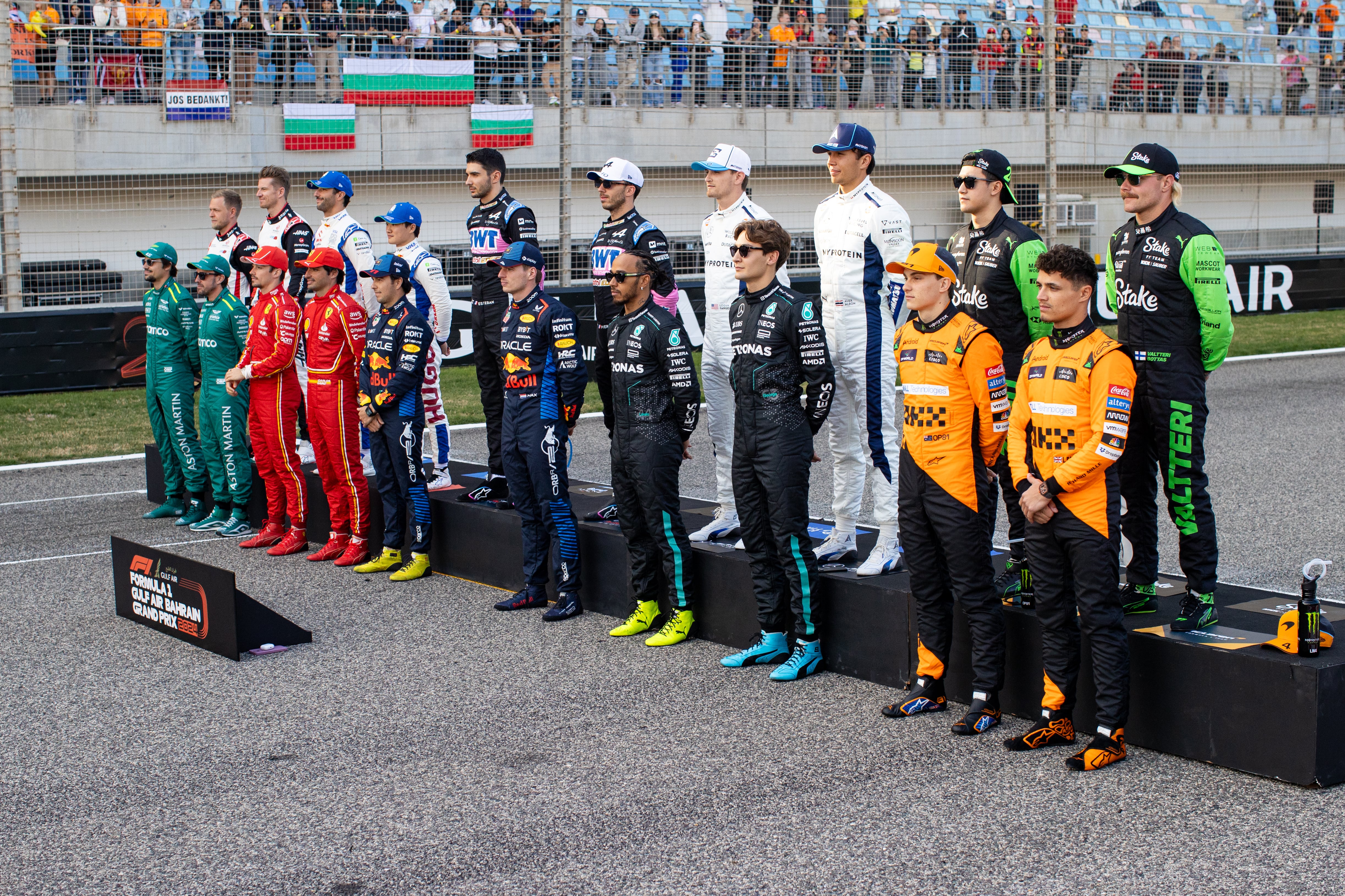 Los pilotos de Fórmula 1 | Getty Images