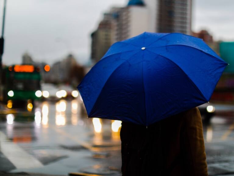 Lluvia en Santiago