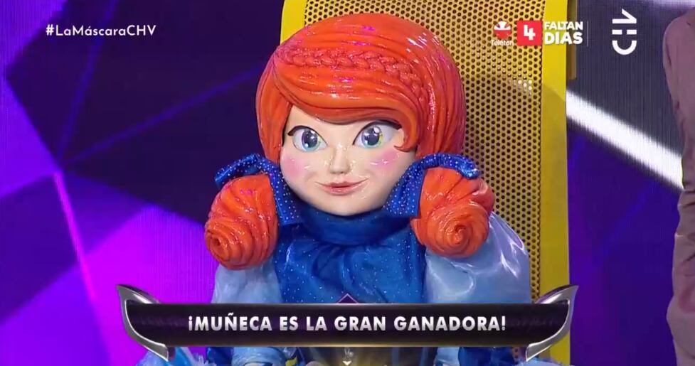 ¿Quién era Muñeca? Esta es la identidad de la ganadora de la final de La Máscara de Chilevisión