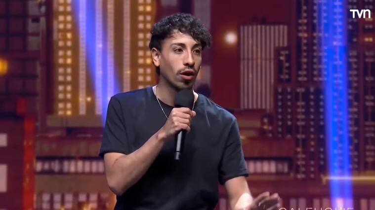 Diego Urrutia puso la cuota de humor en los Premios Caleuche | Captura de pantalla