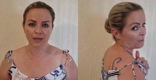 Mónica Taibo denuncia violencia intrafamiliar