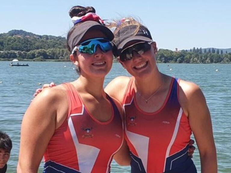 A muy poco del bronce: Antonia Pichott y Magdalena Nannig obtuvieron el cuarto lugar en el Mundial de Remo Sub 19
