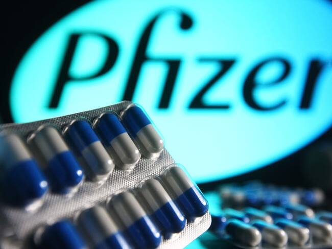 Foto referencial de píldoras de la compañía Pfizer