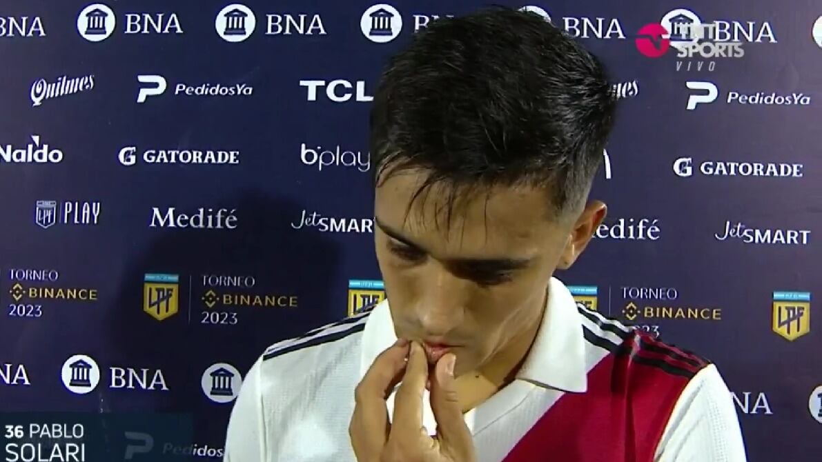 "Se me fue alguien importante en mi vida": Pablo Solari y su conmovedor relato tras darle un triunfo a River Plate