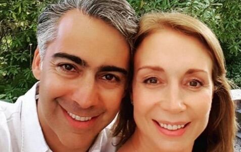 Marco Enríquez-Ominami y Karen Doggenweiler