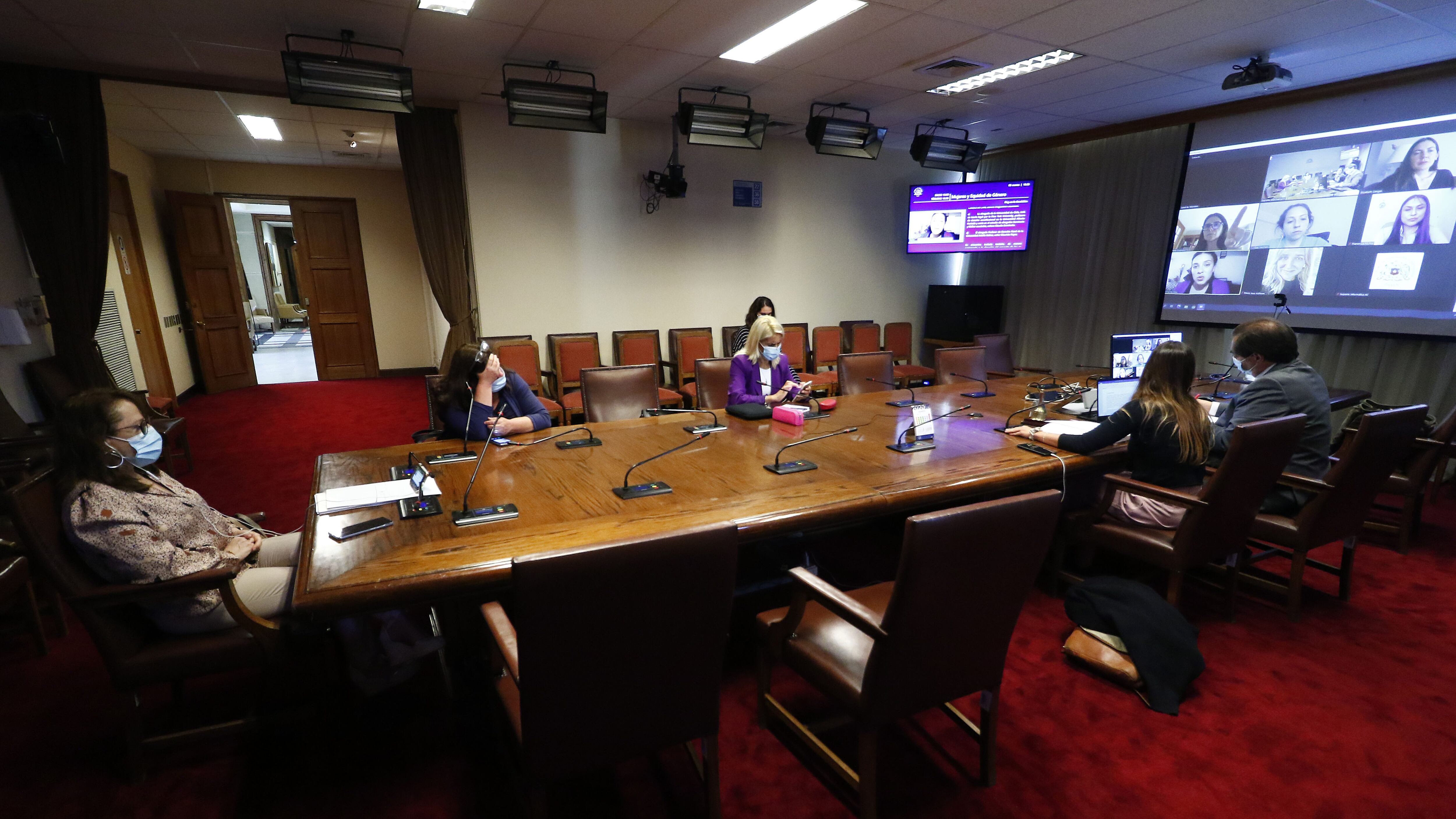 03 DE MARZO DE 2021/VALPARAISOVista general de la comision de Mujeres y Equidad de Genero de la Camara de Diputados.
FOTO: LEONARDO RUBILAR CHANDIA/AGENCIAUNO