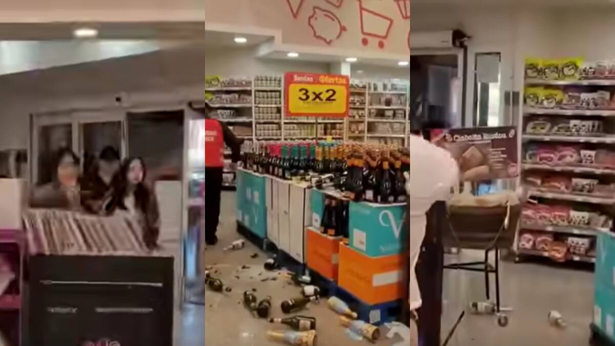 Arrasaron con el champín: atacan a guardias de seguridad de supermercado en Puerto Varas (y se fueron caminando)