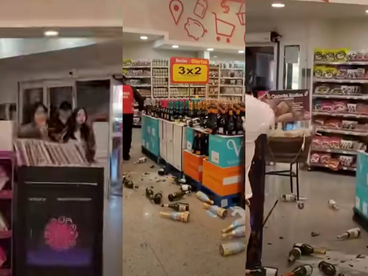 Arrasaron con el champín: atacan a guardias de seguridad de supermercado en Puerto Varas (y se fueron caminando)