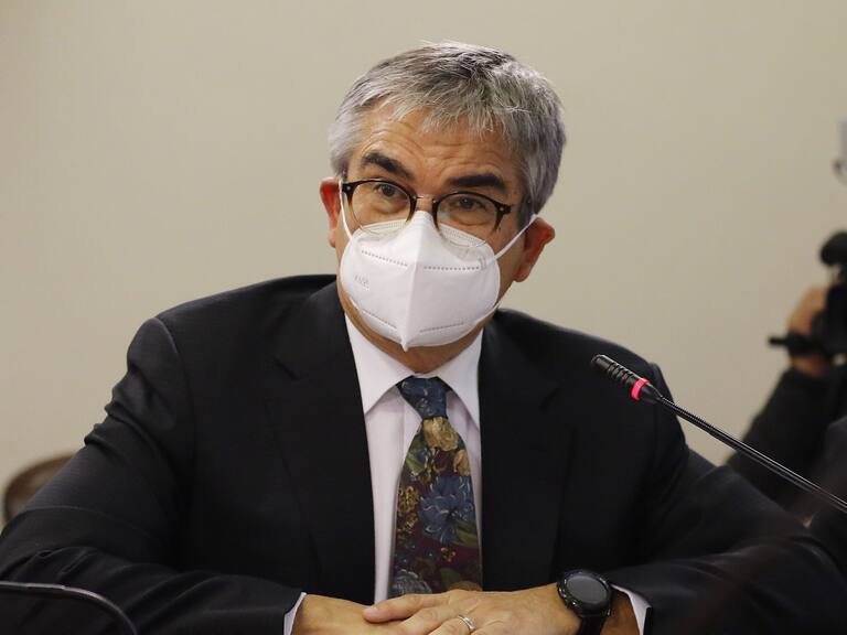 11 DE ABRIL DE 2022/VALPARAISOEl ministro Mario Marcel, durante la Comisión de Constitución de la Cámara de Diputados, que inicia la discusión del proyecto de quinto retiro de fondos de pensiones.
FOTO: LEONARDO RUBILAR CHANDIA/AGENCIAUNO