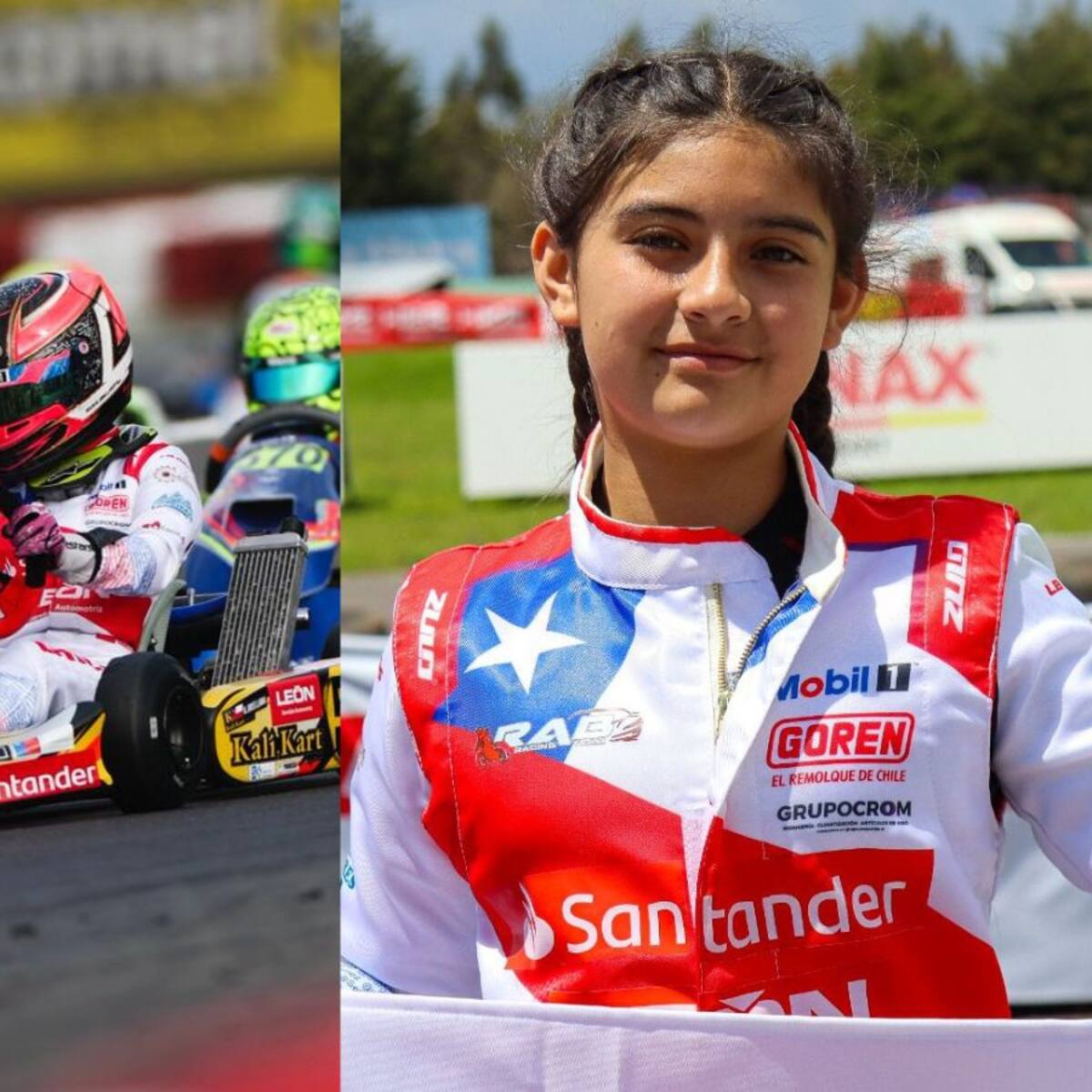 “Sueño con llegar a la Fórmula 1”: la historia de la joven piloto de 12 años que promete ubicar a Chile en la élite del deporte motor