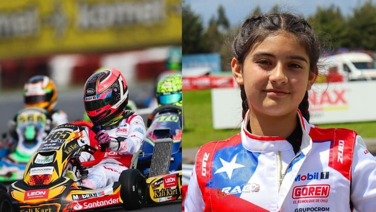“Sueño con llegar a la Fórmula 1”: la historia de la joven piloto de 12 años que promete ubicar a Chile en la élite del deporte motor
