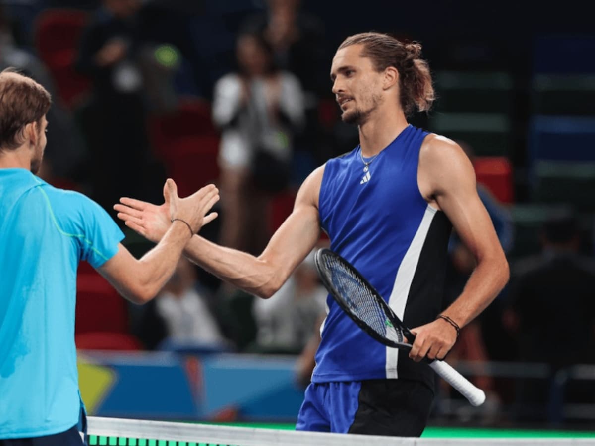 David Goffin dio el batacazo en Shanghái pasando por encima de Alexander Zverev en los octavos de final