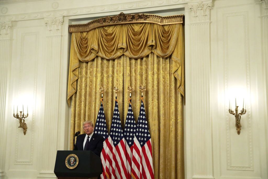 Donald Trump en la Casa Blanca
