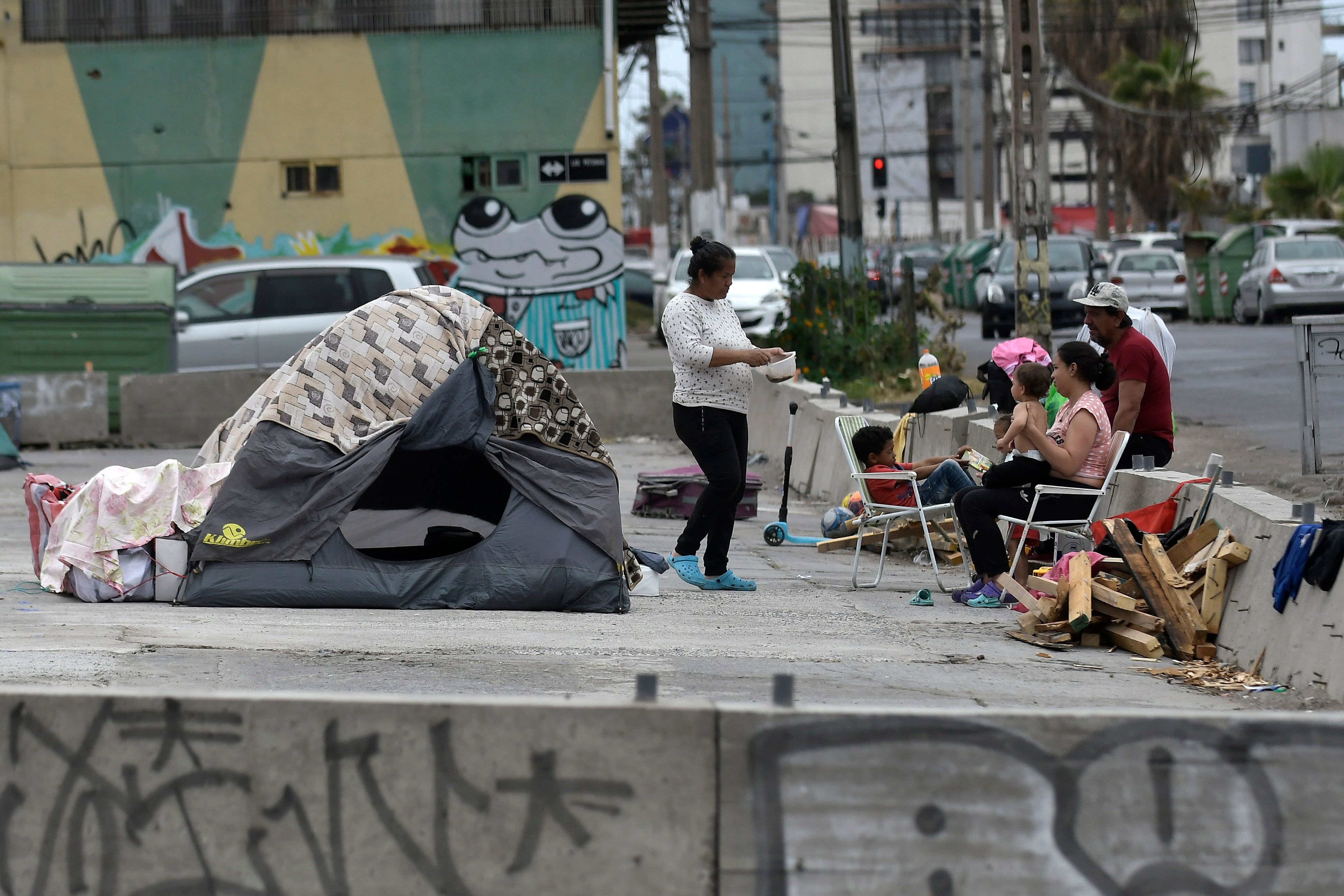 Aumento de campamentos en Chile.