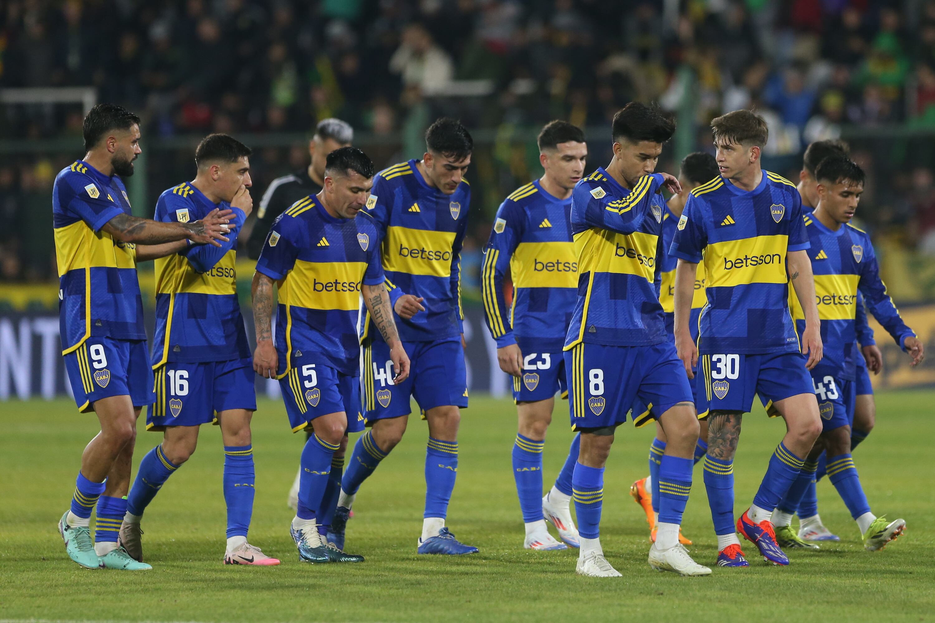 Boca, con Gary Medel titular, rescató un empate frente a Defensa y Justicia por la Liga Argentina | Getty Images