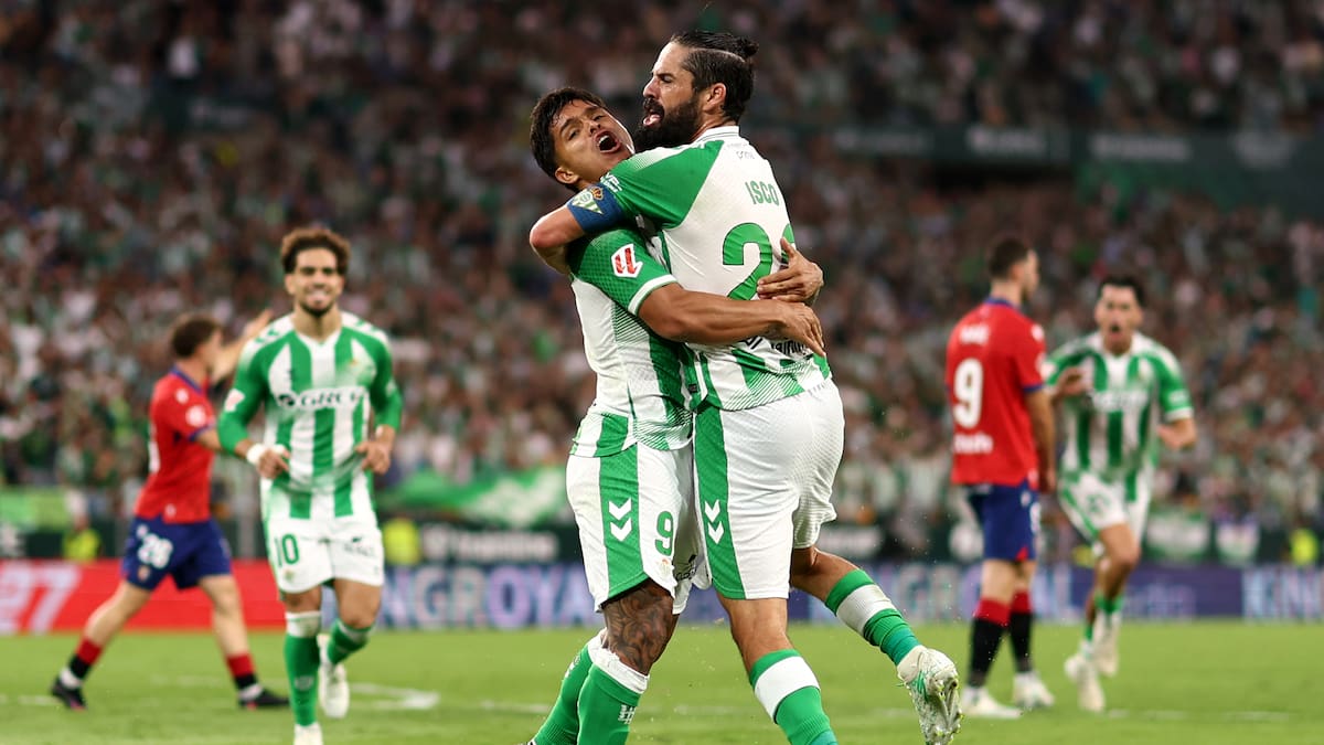El Betis de Pellegrini no afloja en España: goleada y podio en La Liga