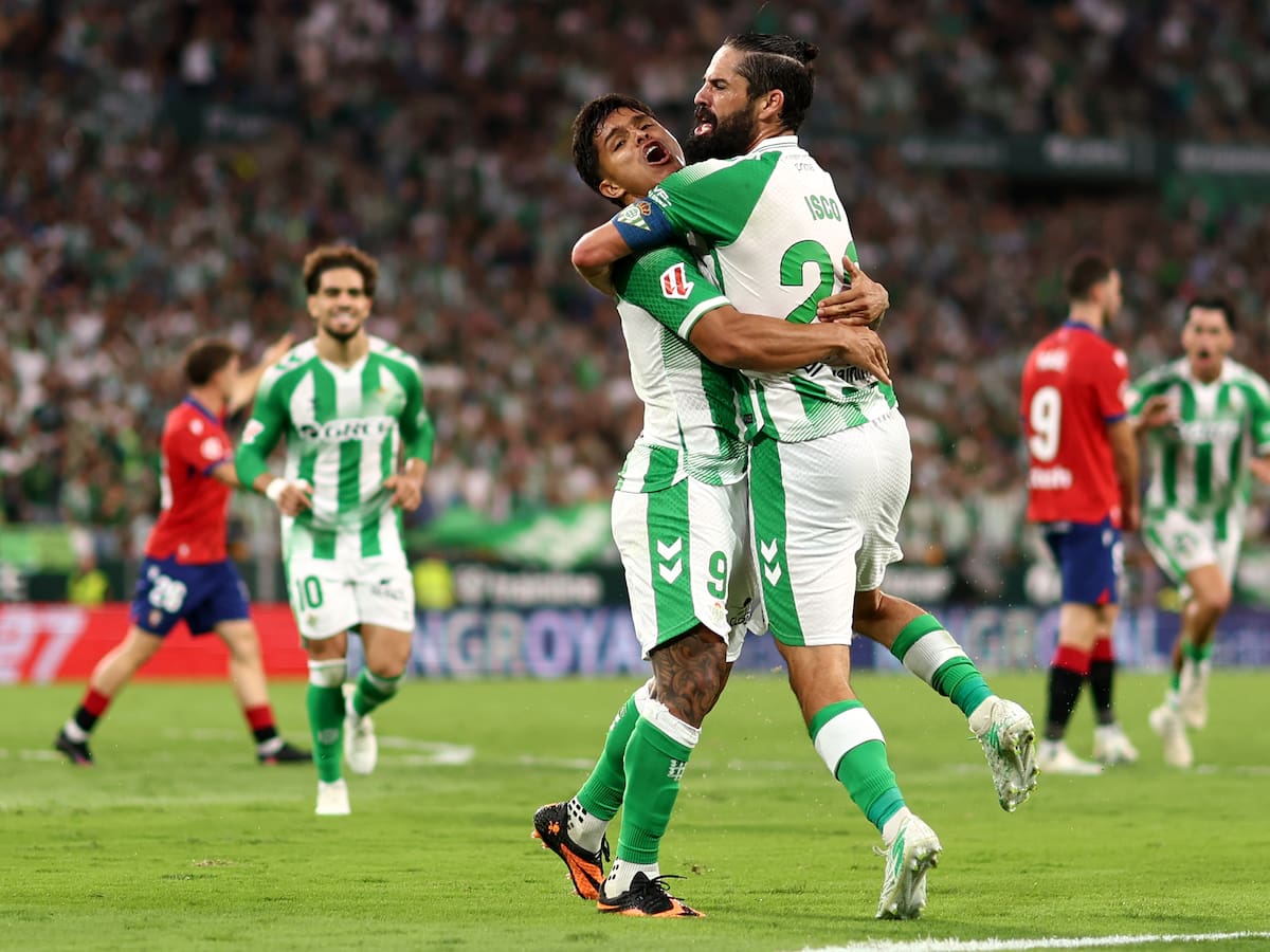 El Betis de Pellegrini no afloja en España: goleada y podio en La Liga