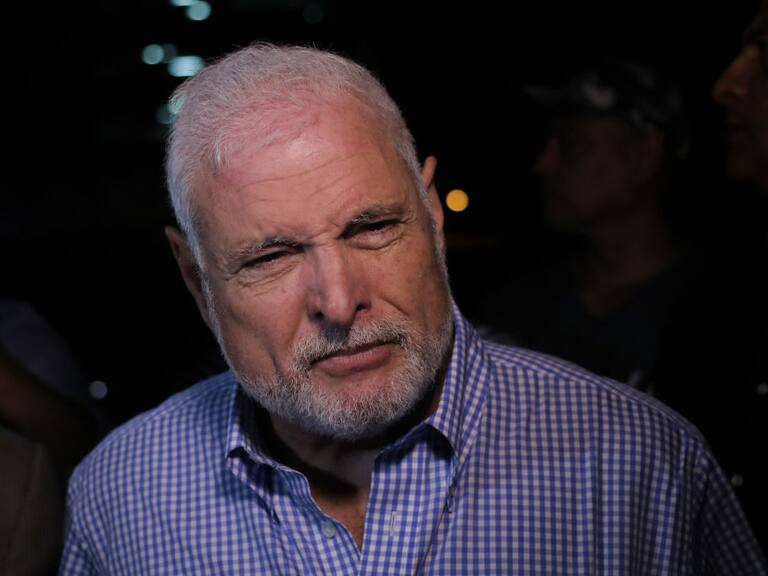 El expresidente de Panamá Ricardo Martinelli durante una actividad social