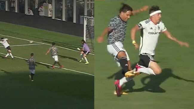 Se perdió un gol ultra solo y recibió un patadón: Pailita figuró en el partido de despedida de Esteban Paredes