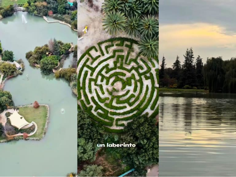 “Un verdadero oasis dentro de la ciudad”: el parque de Santiago gratuito que tiene una laguna artificial en su interior