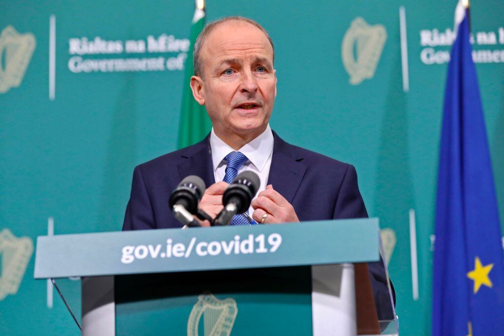 El primer ministro irlandés Micheal Martin