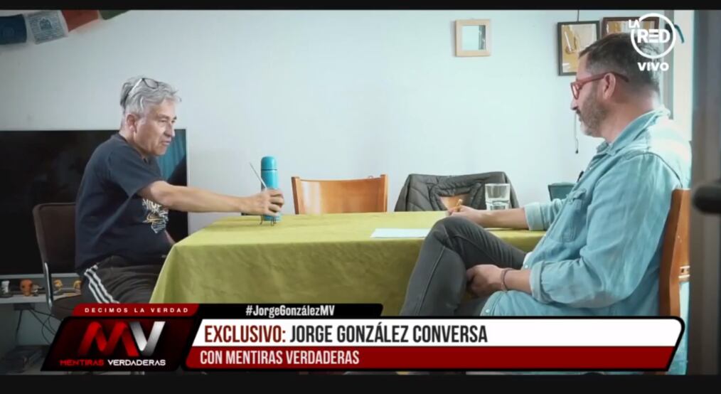 Eduardo Fuentes tras entrevistas a Jorge González Mentiras Verdaderas | Captura La Red